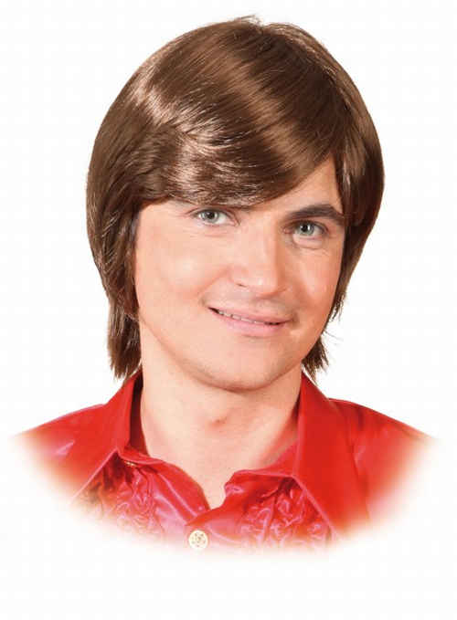 Men's wig, brown