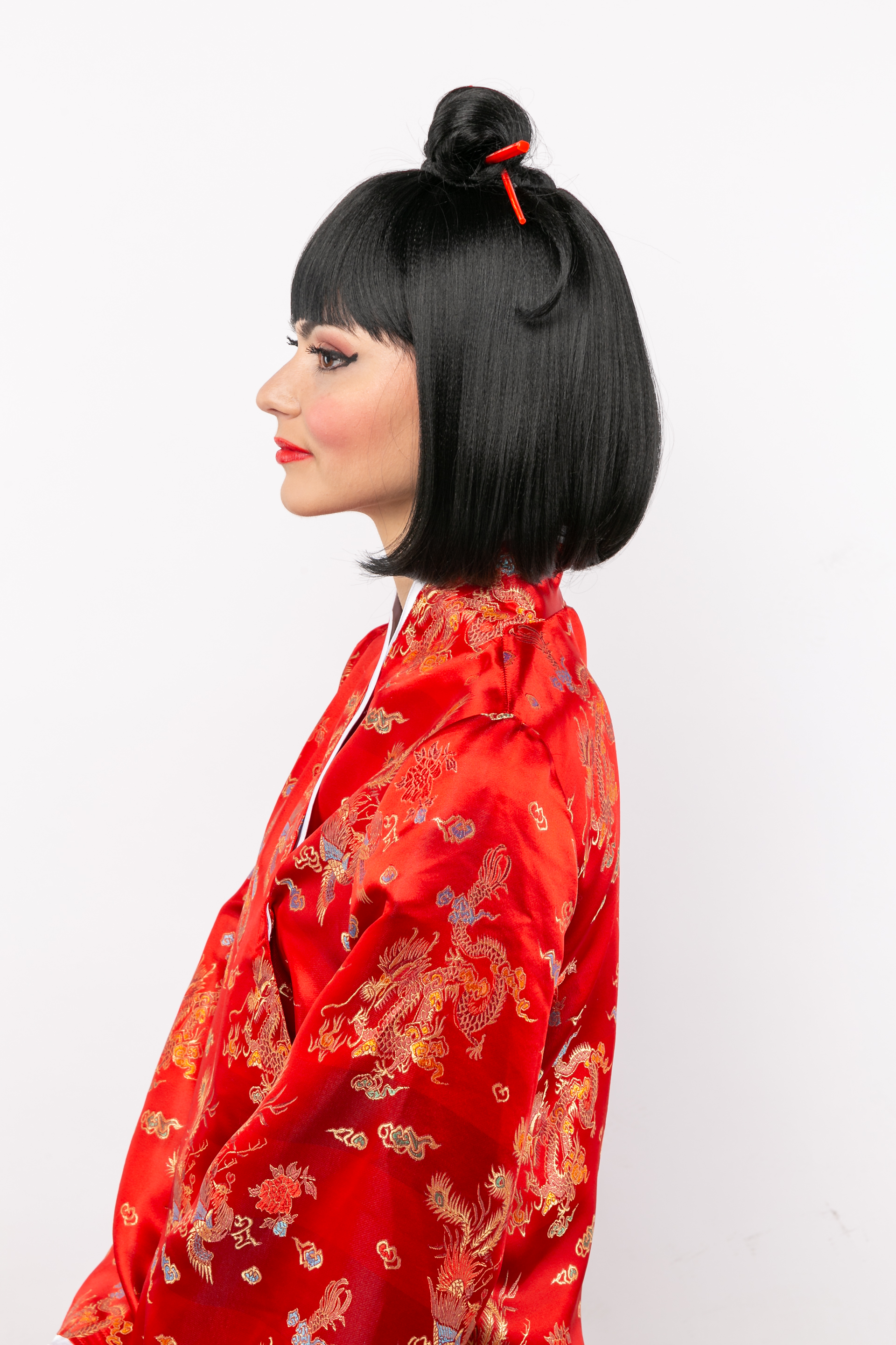 Geisha wig, black Geisha wig, black