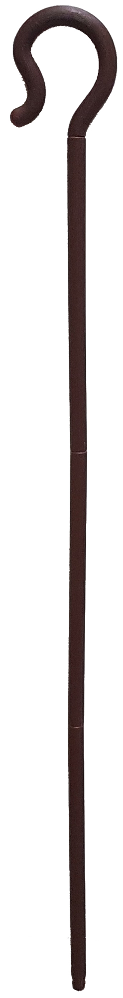 Shepherd staff, dark brown