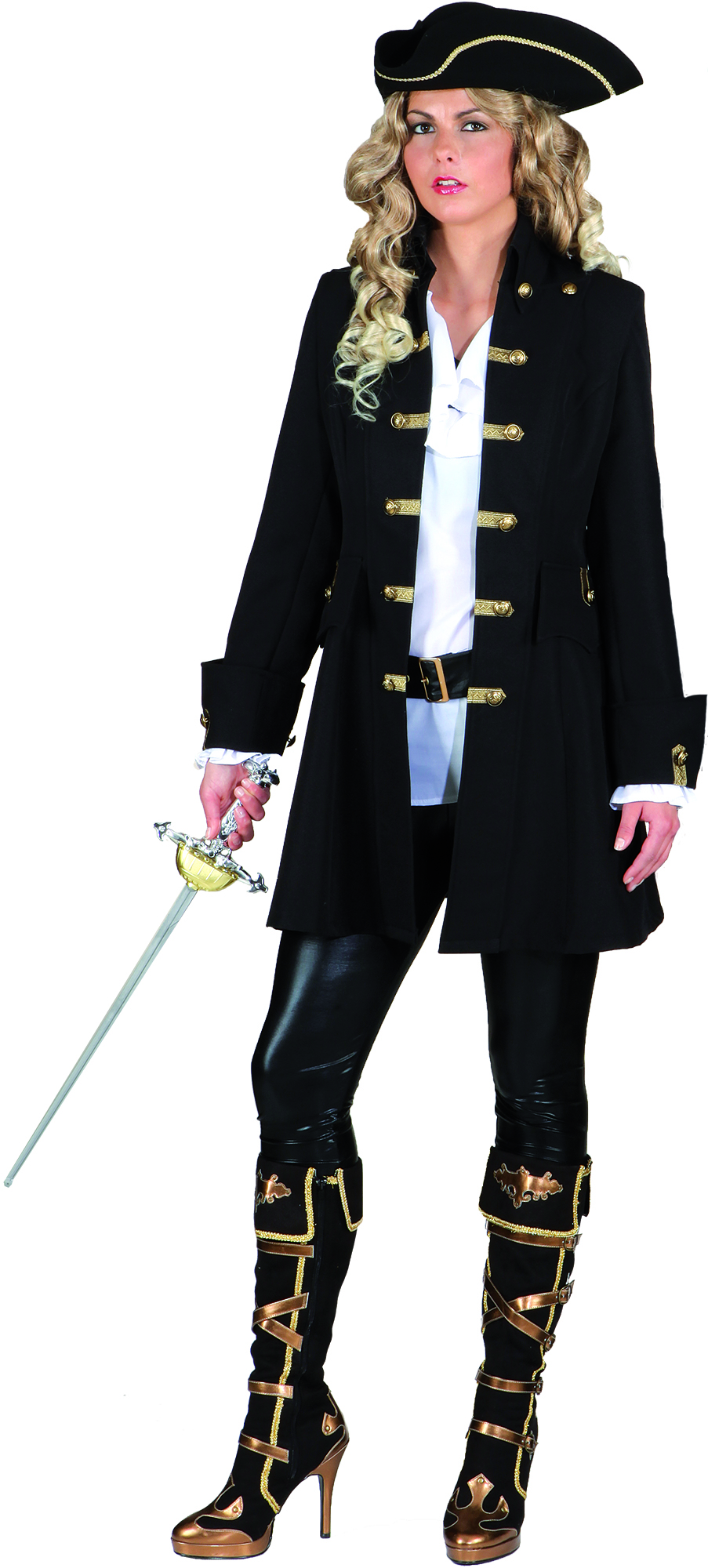 Veste pour dames noire de Luxe