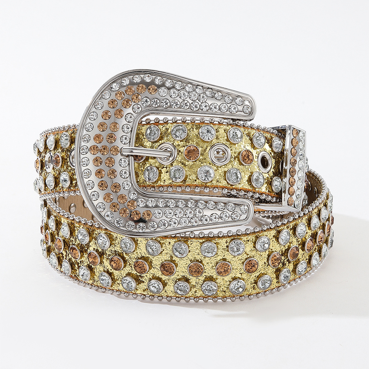 Gürtel Strass, gold