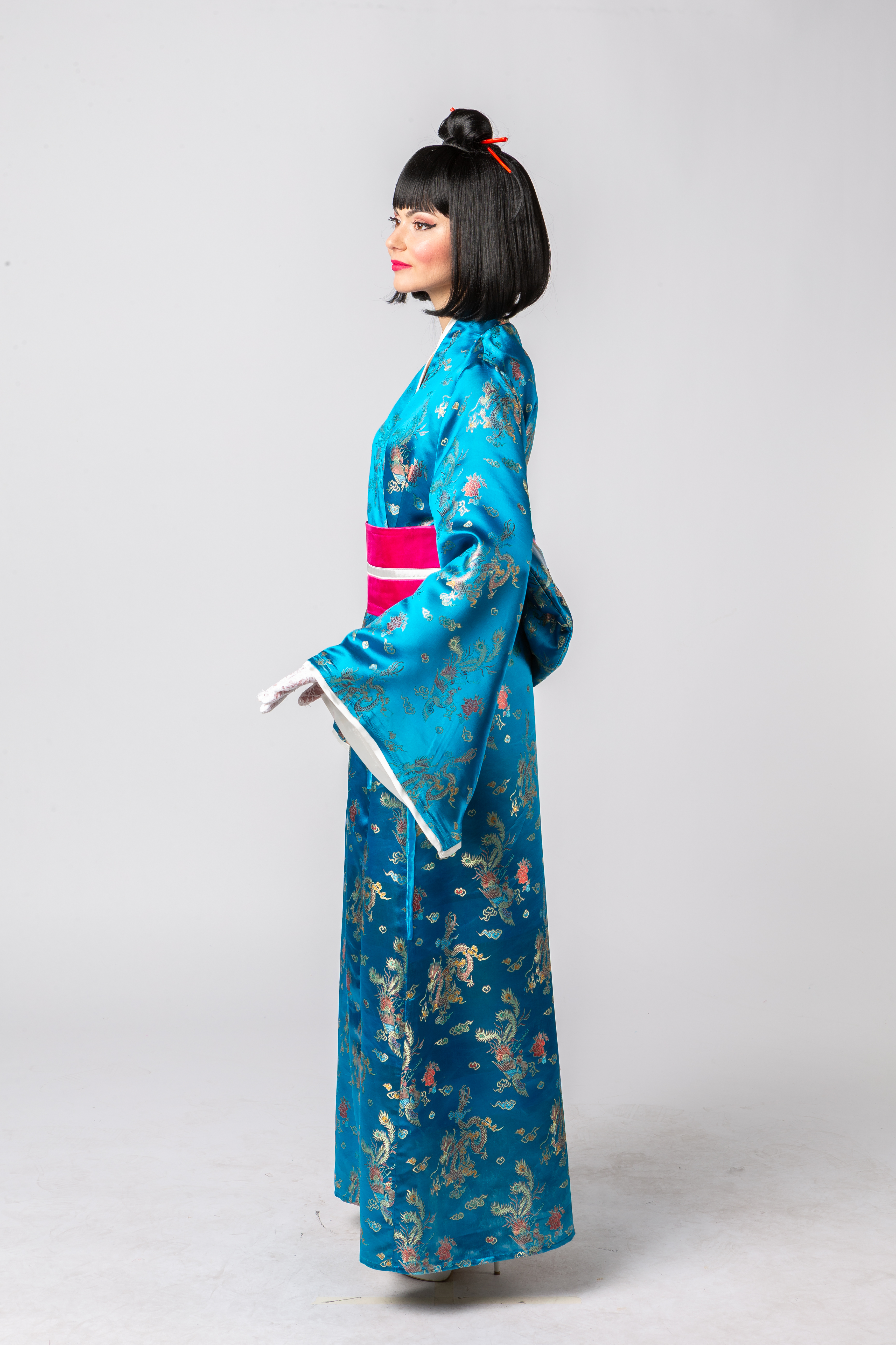 Kimono, turquoise Kimono, turquoise