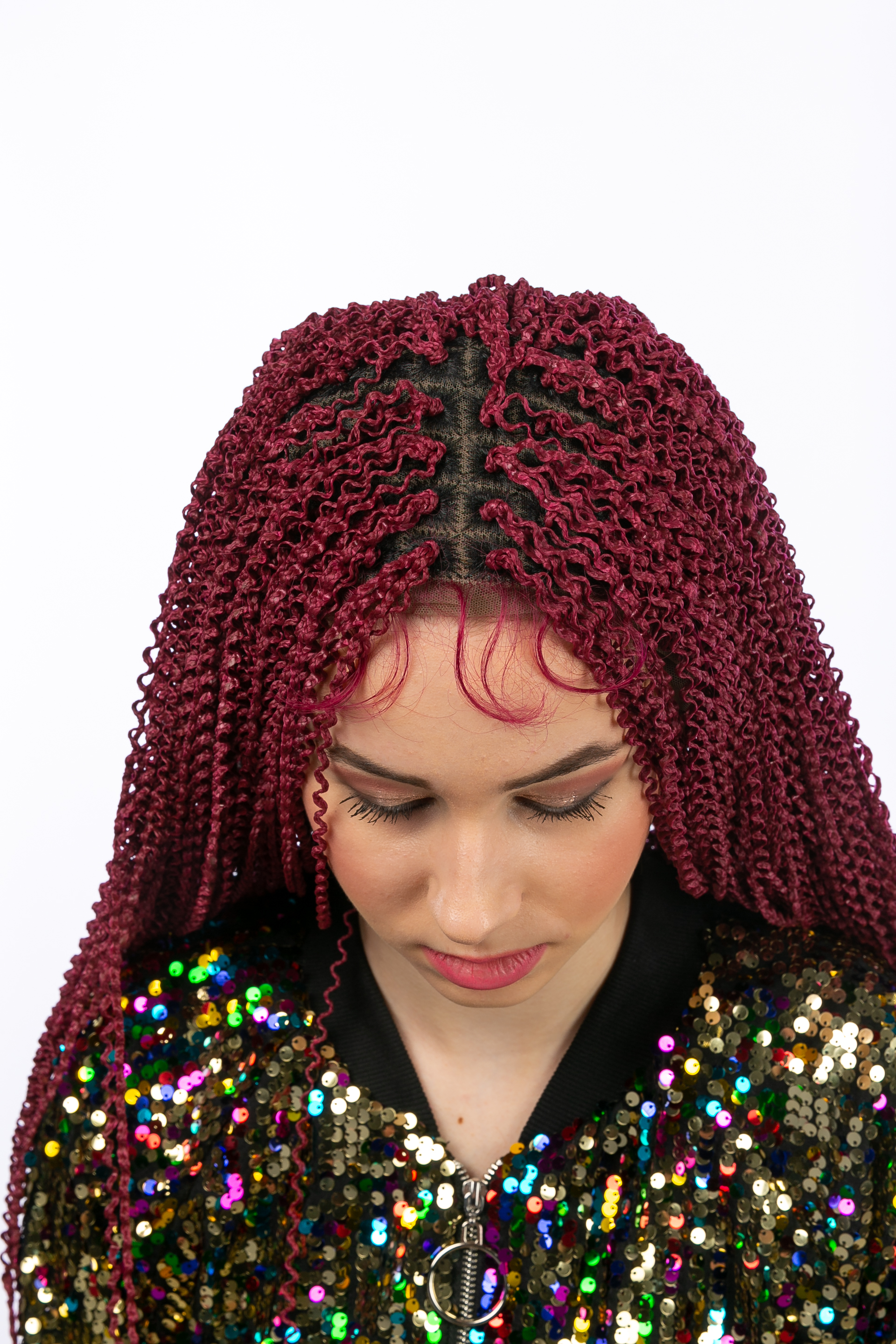 Perruque Redoak, bordeaux