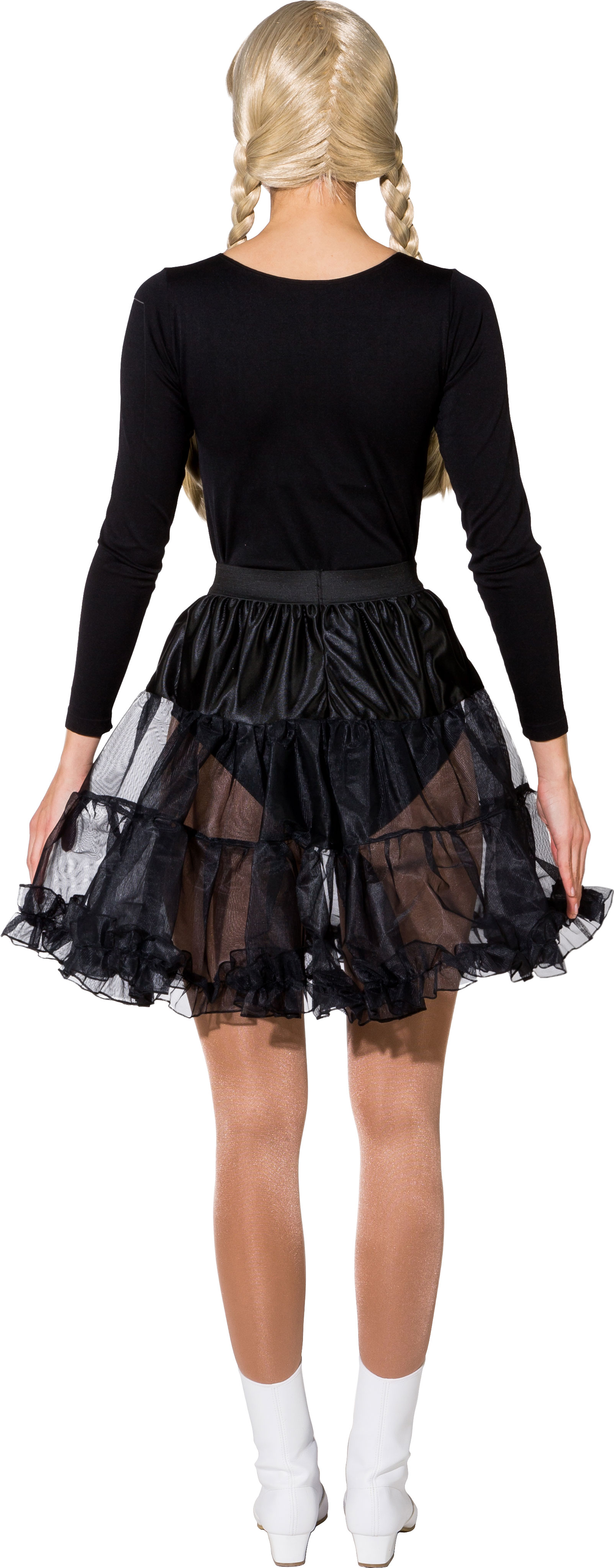 Petticoat knee length, black