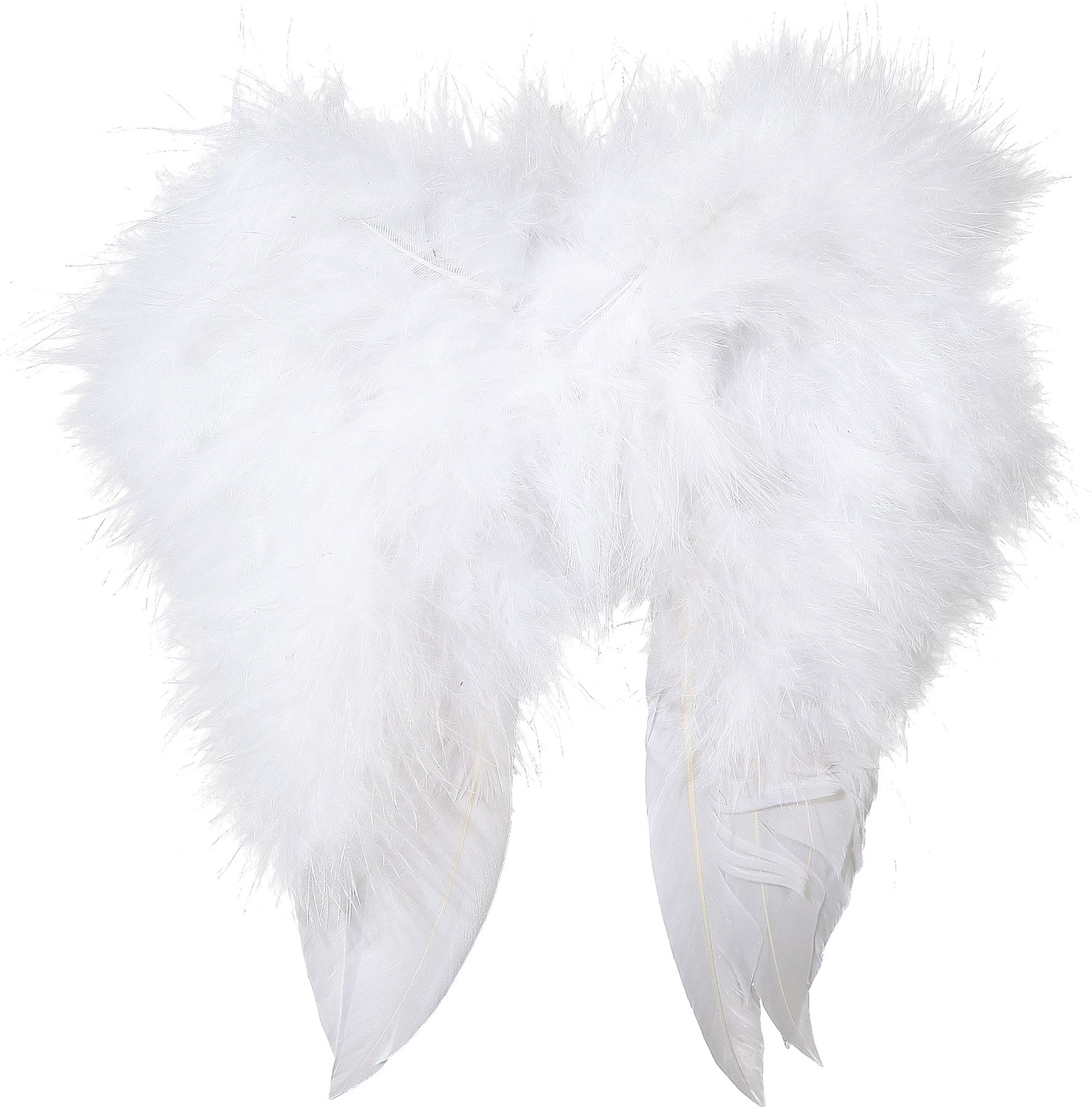 Mini feather wings, white