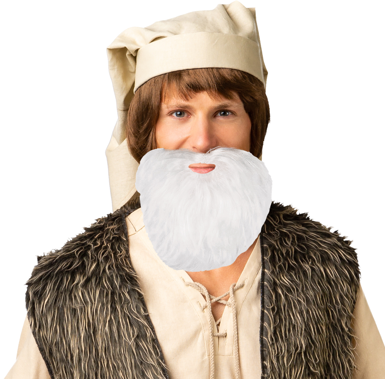 Dwarf beard, white