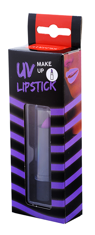 Lippenstift UV-Effekt, lila