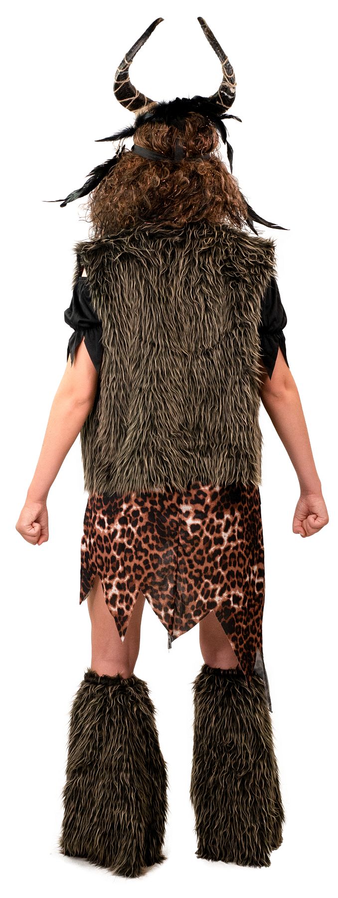 Fur vest, short