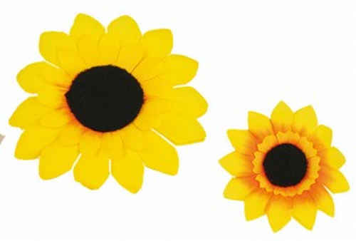 Stick on sunflower 10cm