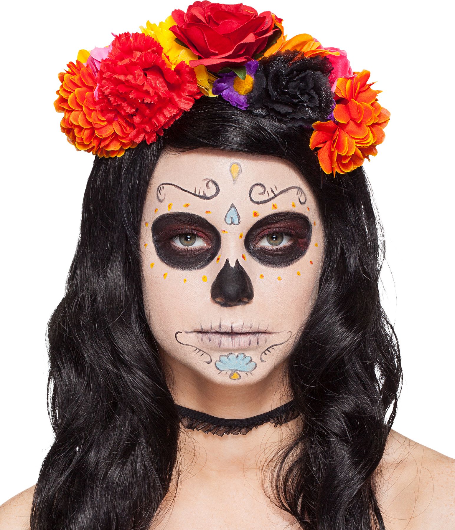 Blumenhaarreif, bunt