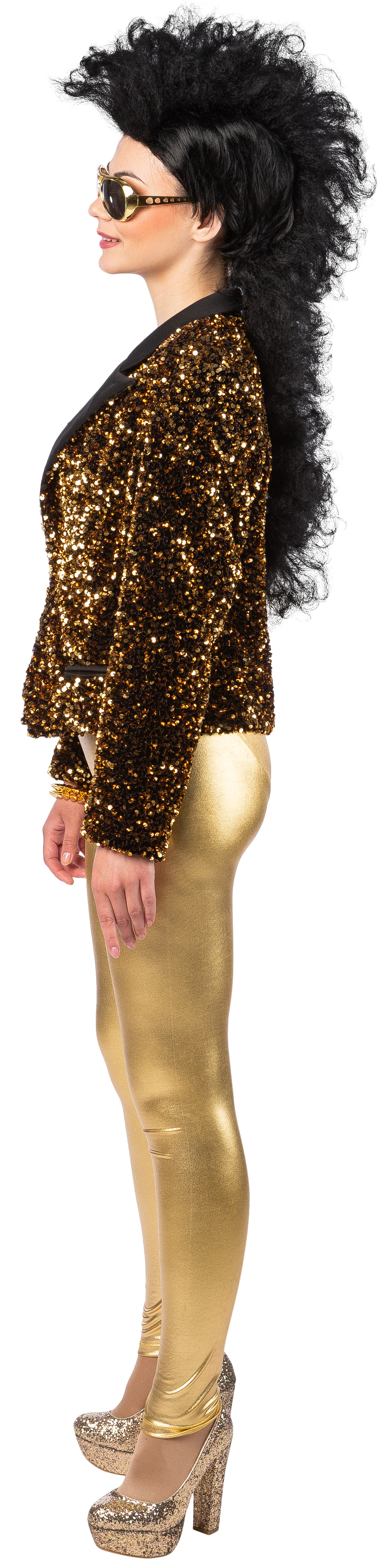 Damenjacke Pailletten, gold Damenjacke Pailletten, gold