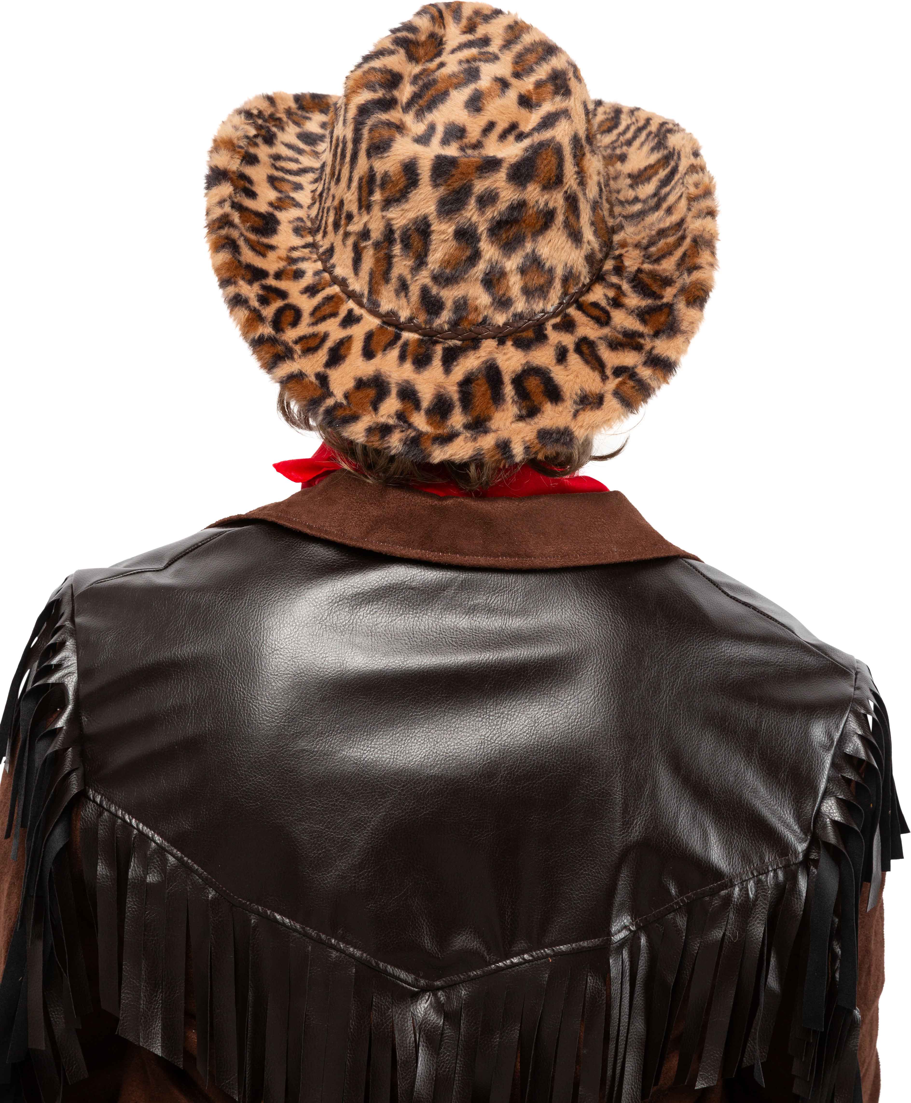 Cowboy hat plush Leo, brown