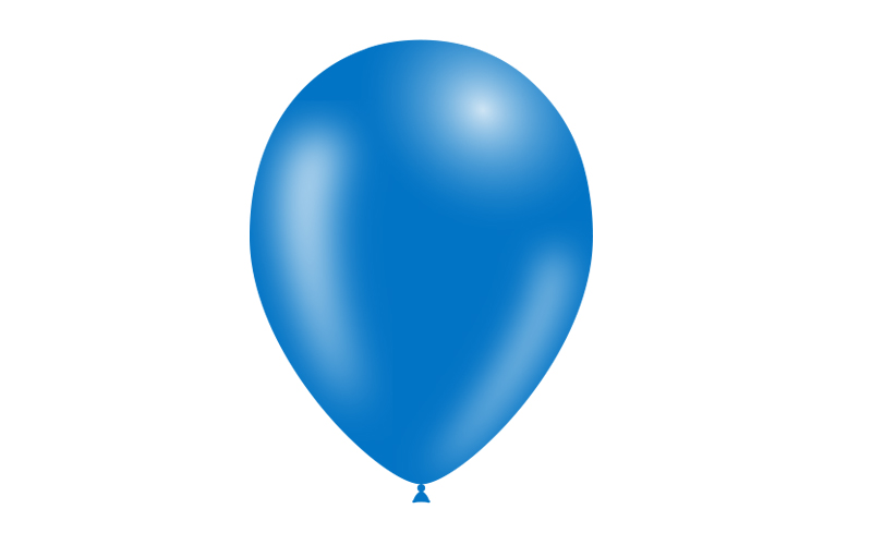 Latexballon Karneval 50 Stück, blau