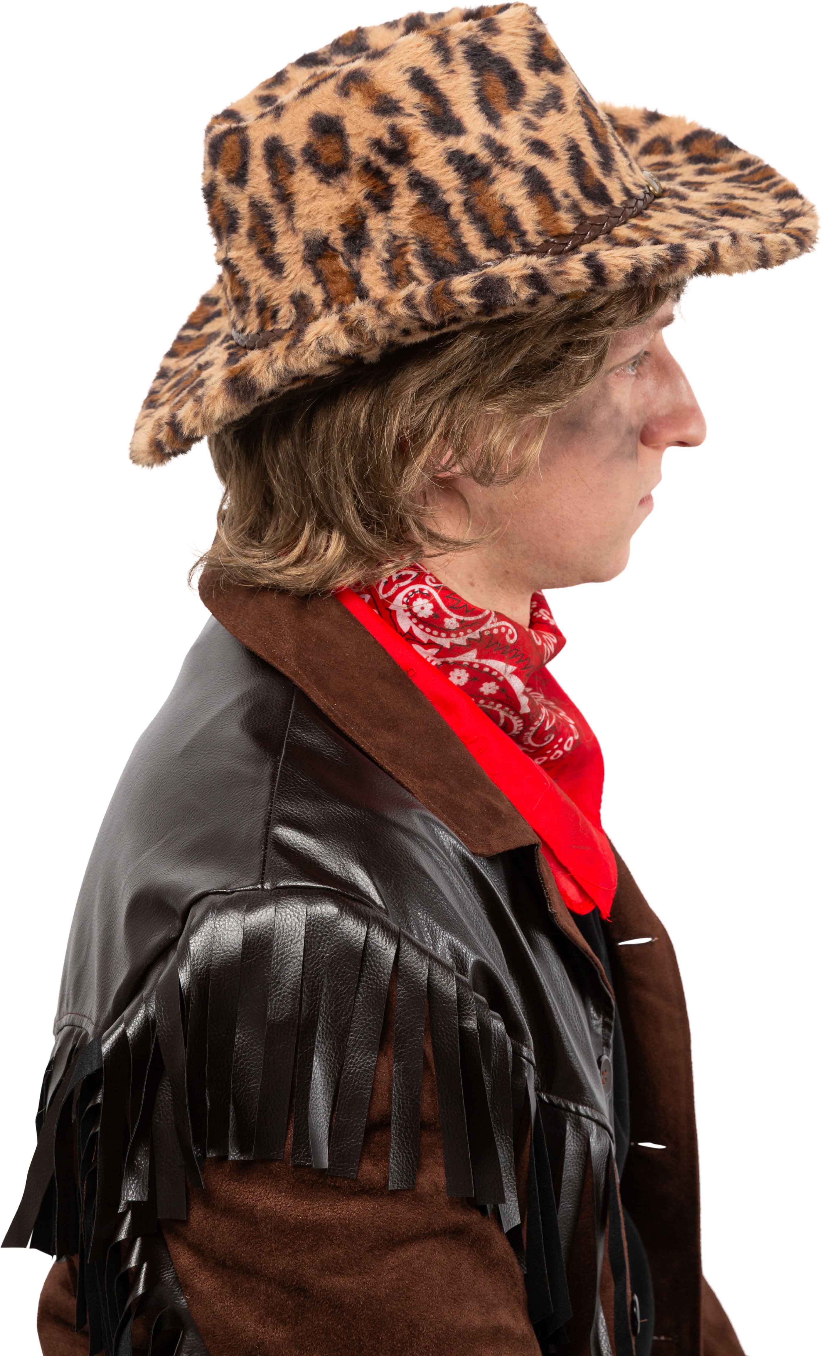 Cowboy hat plush Leo, brown