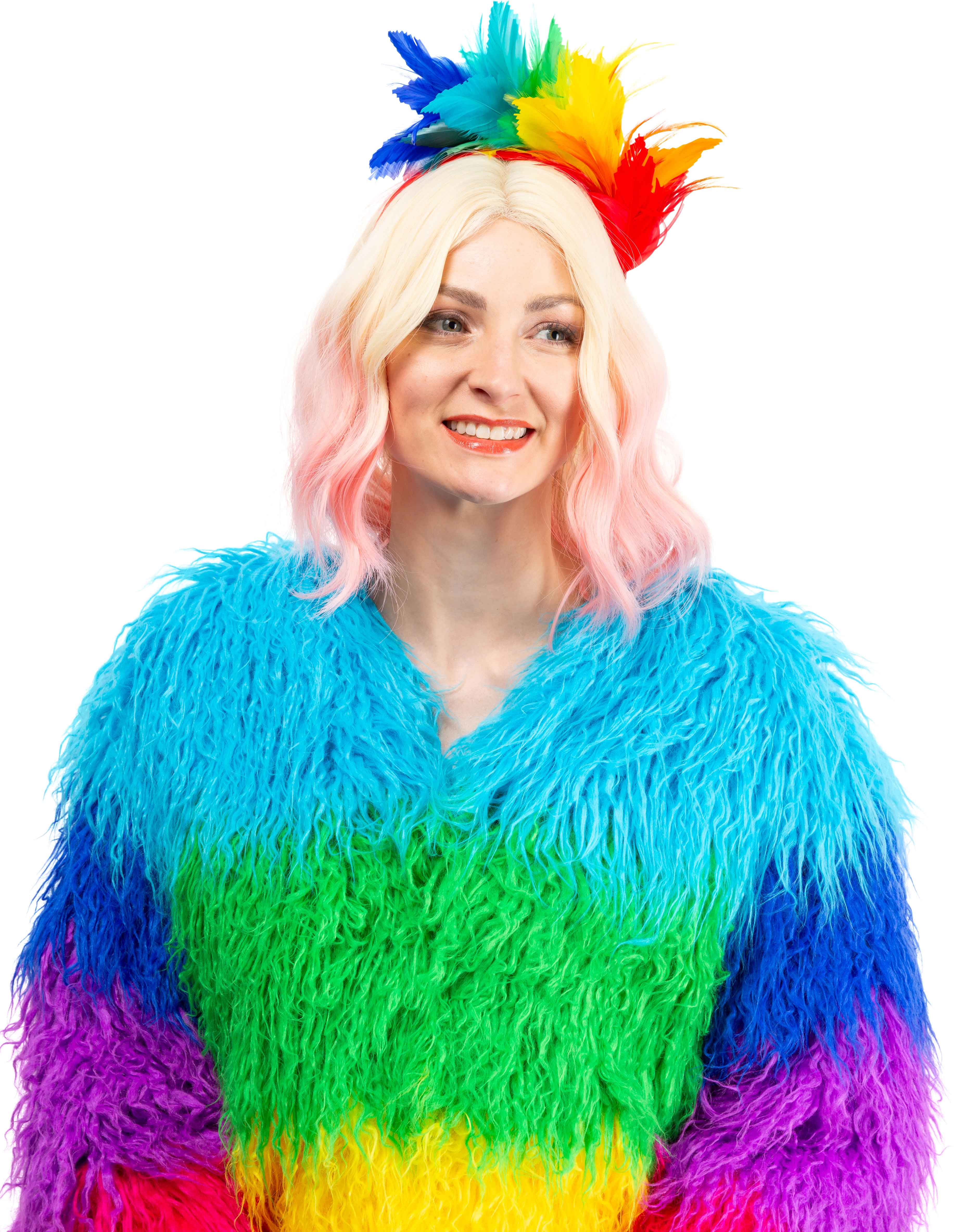 Carson wig, pink