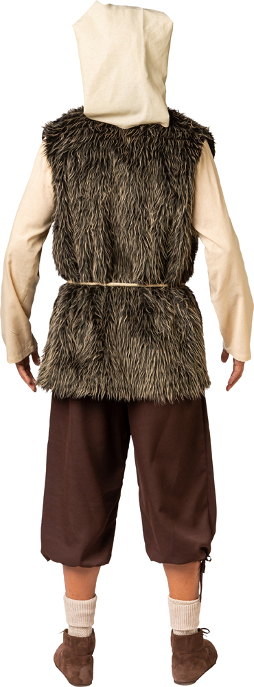 Fur vest, long