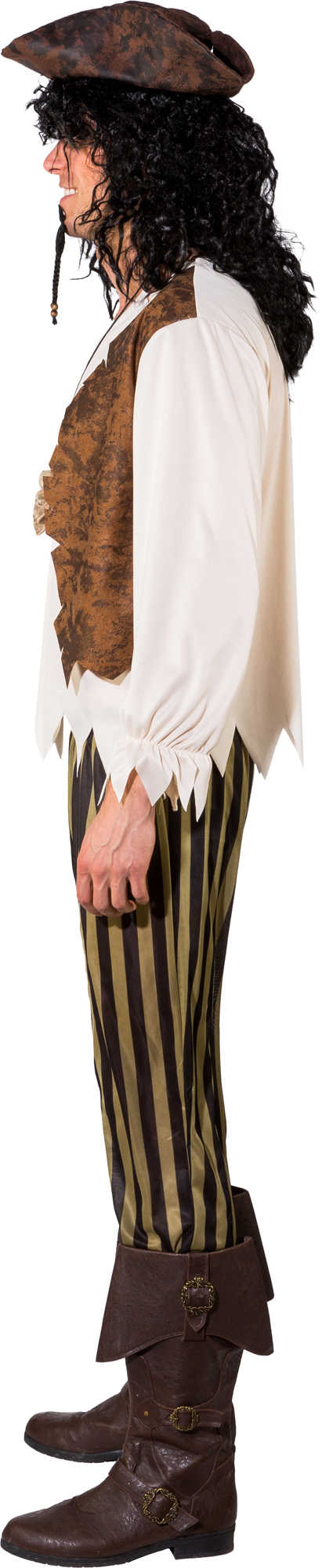 Chemise pirate avec veste et pantalon