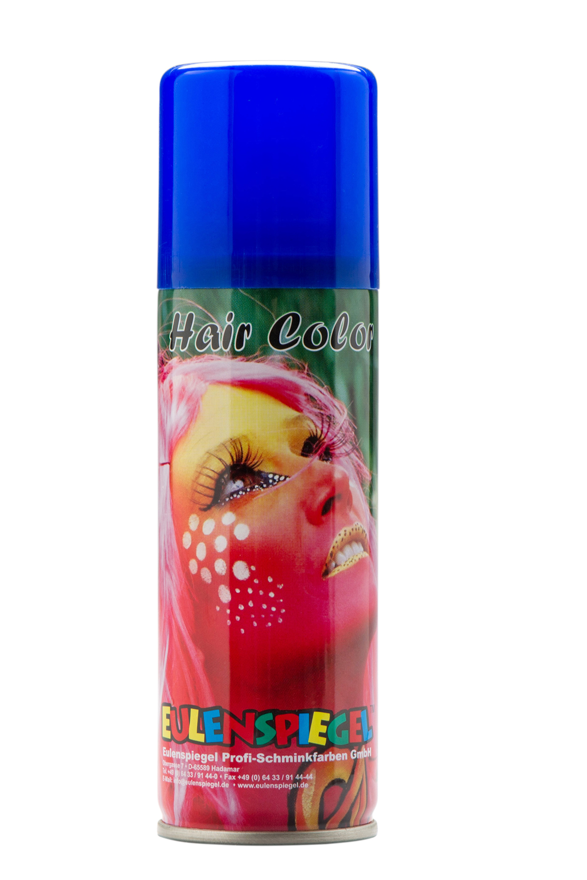 Leuchtcolor Haarspray, blau