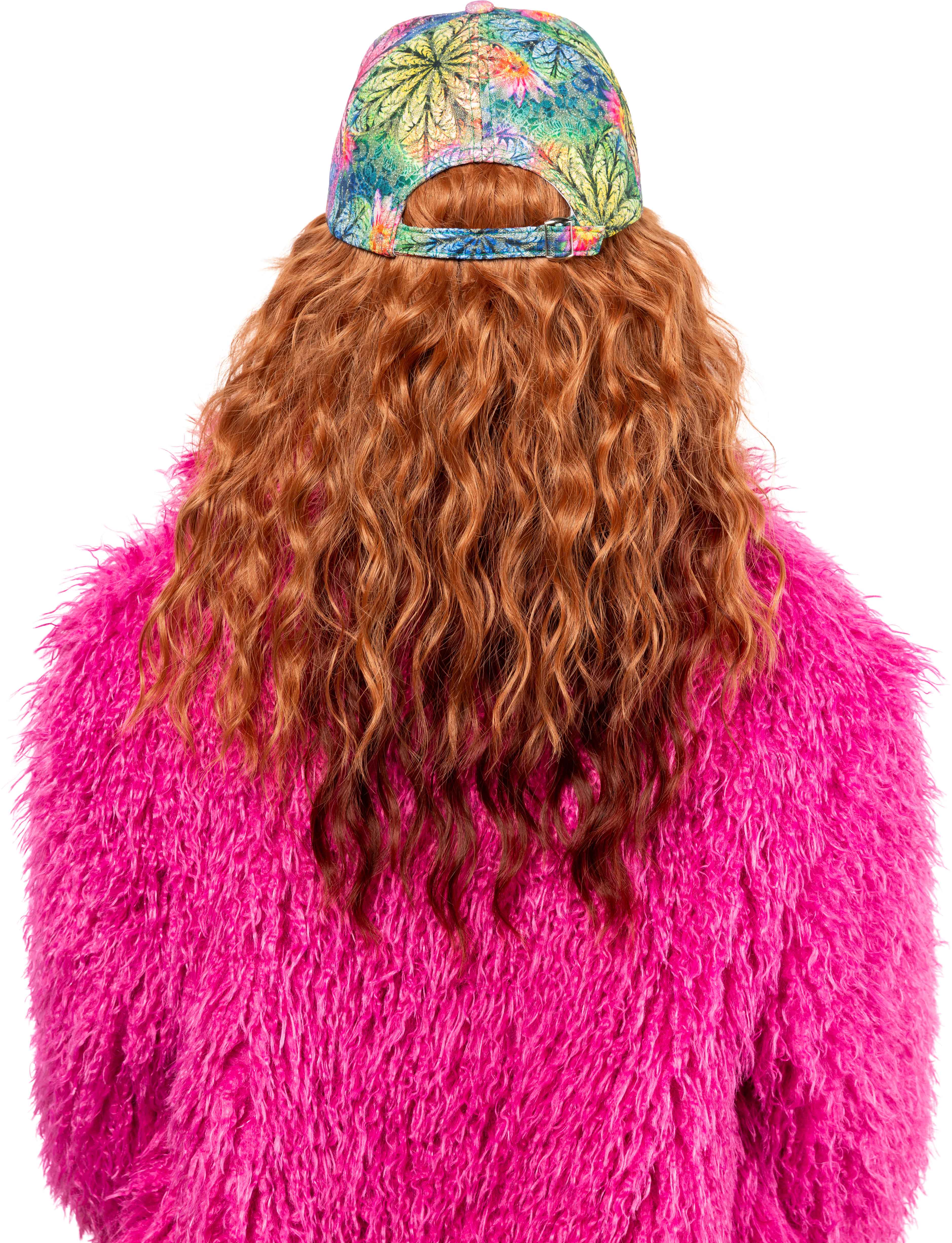 Strass-Kappe, bunt, Star