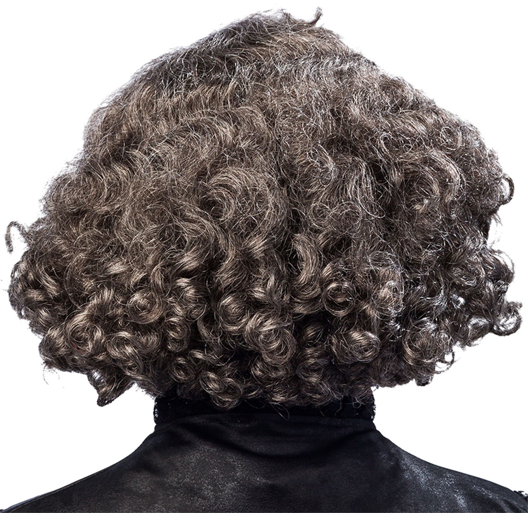 Perruque Bob à cheveux long bouclée, grise Perruque Bob à cheveux long bouclée, grise