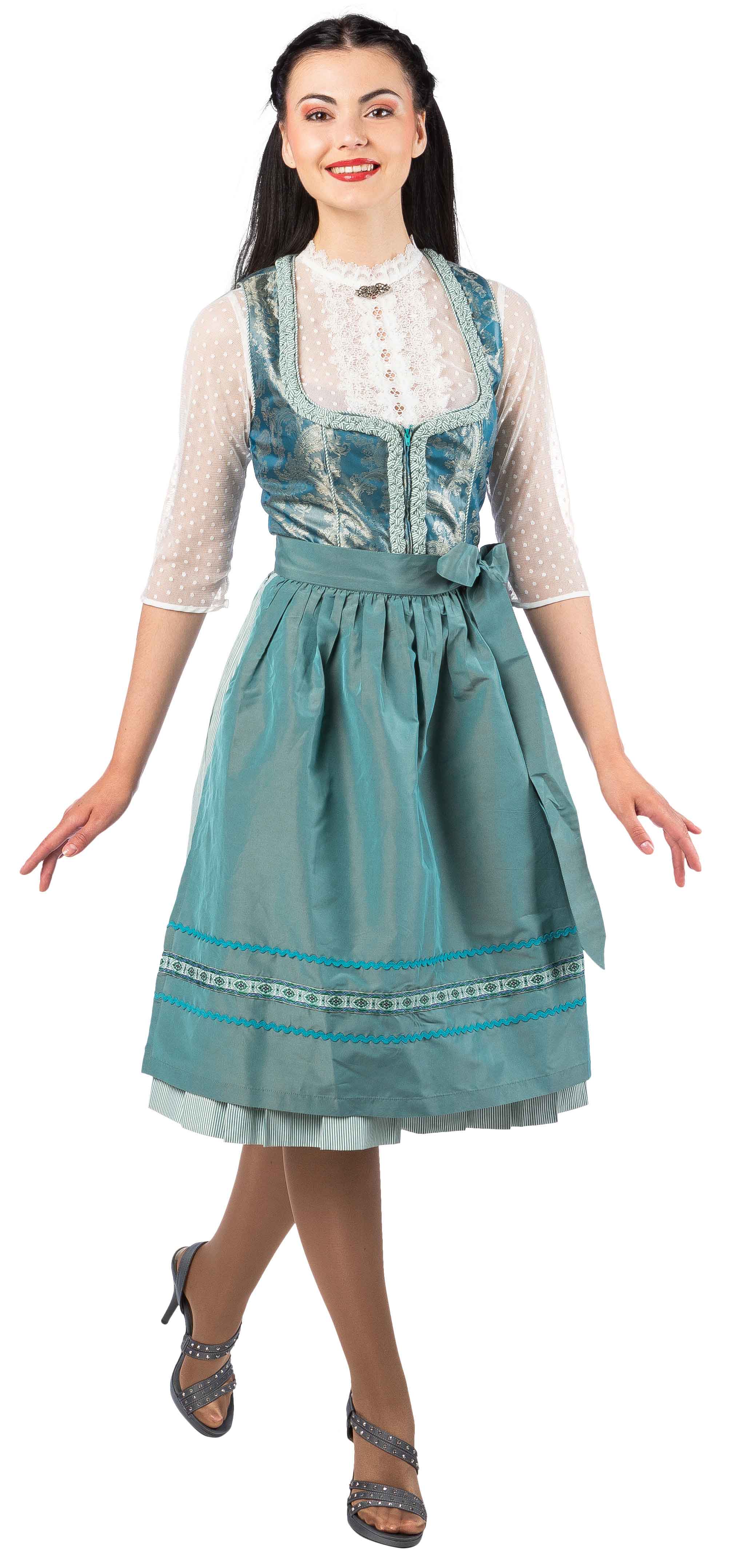 Dirndl "Thora" blau 
