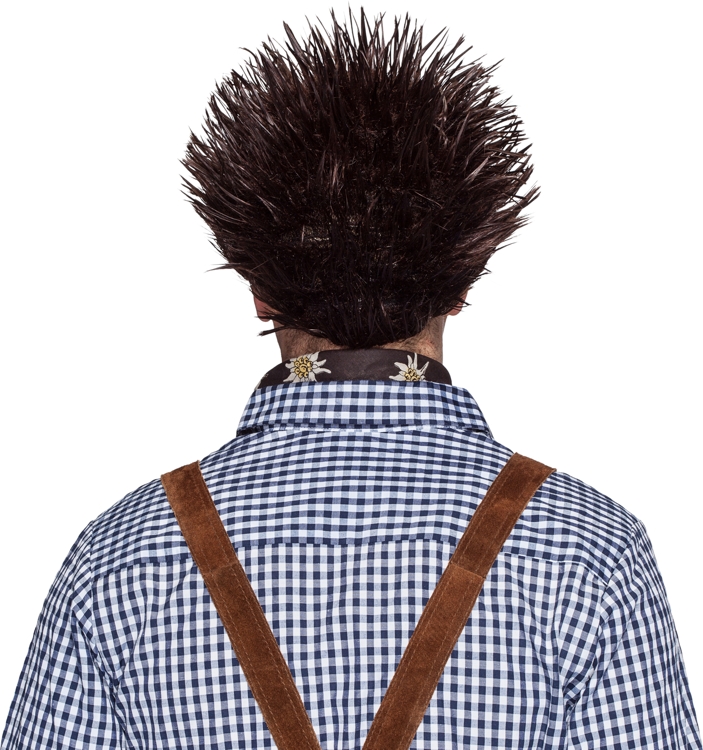Hedgehog wig, brown