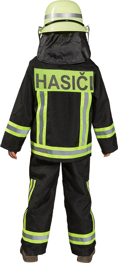 Feuerwehr Junge Tschechisch  schwarz