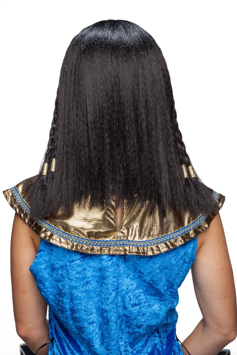Perruque reine Egyptienne  à cheveux long 