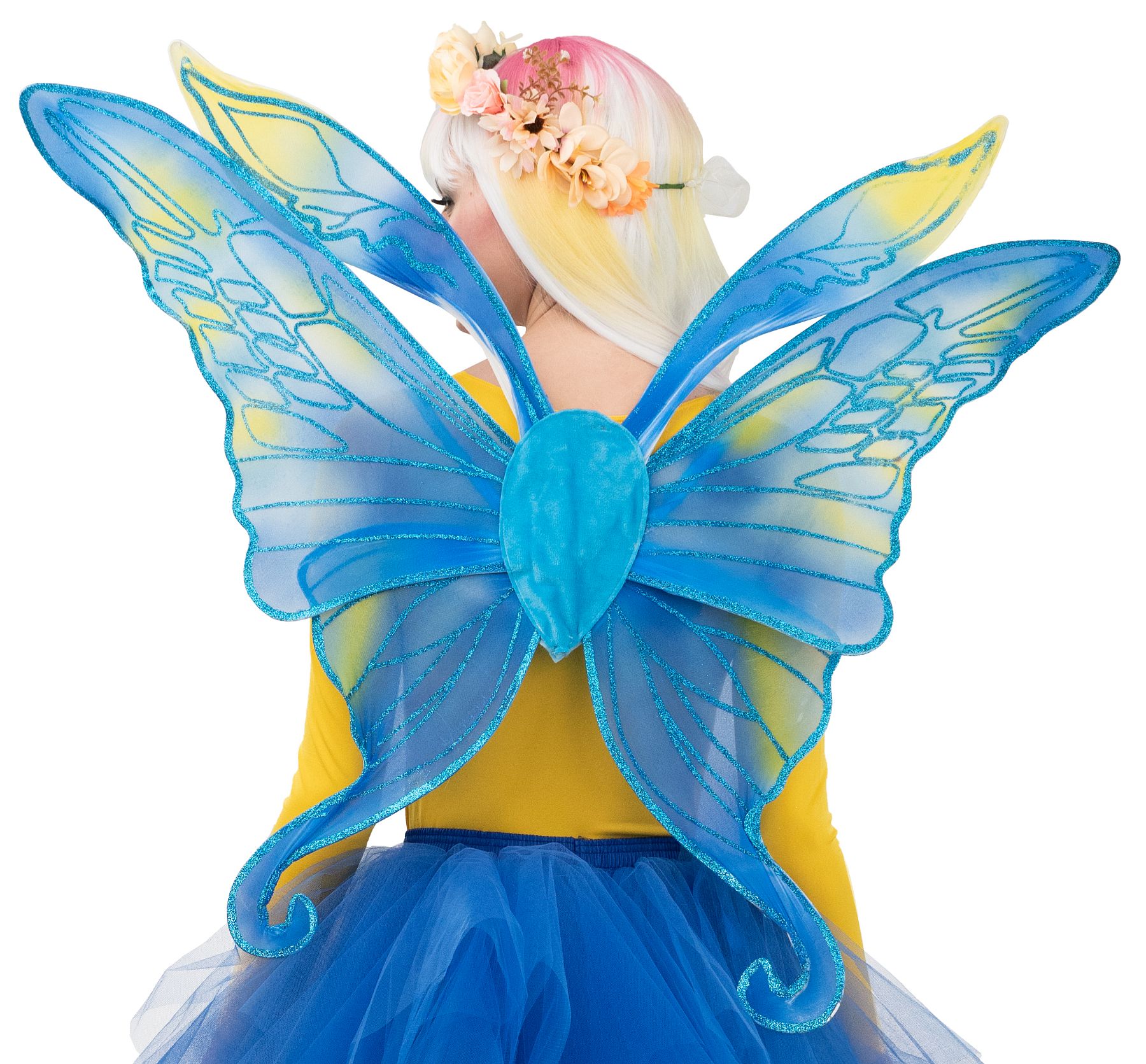 Fairy wings, blue