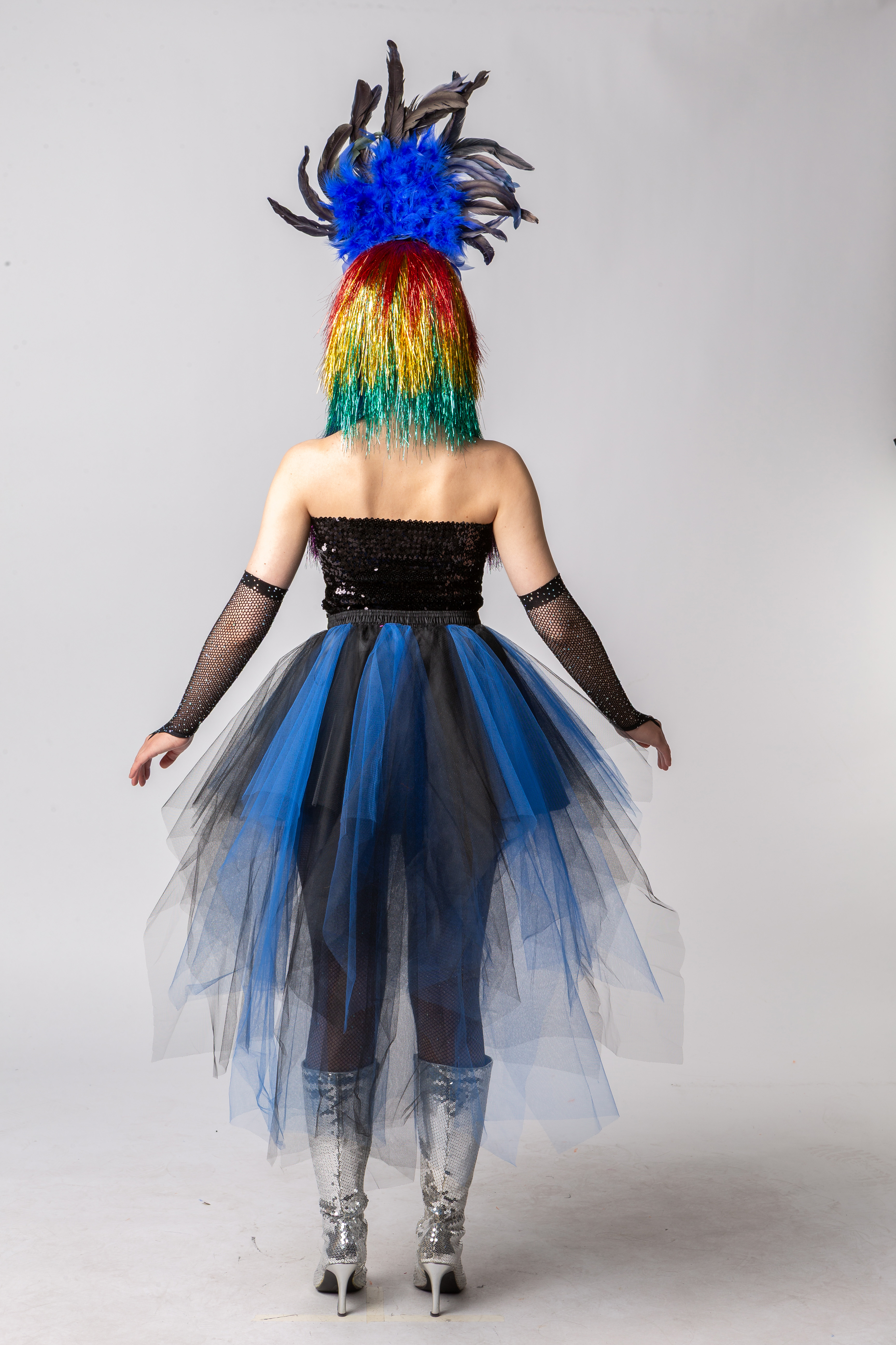 Tutu Vokuhila, blue/black