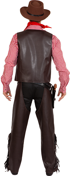 Cowboy vest, brown