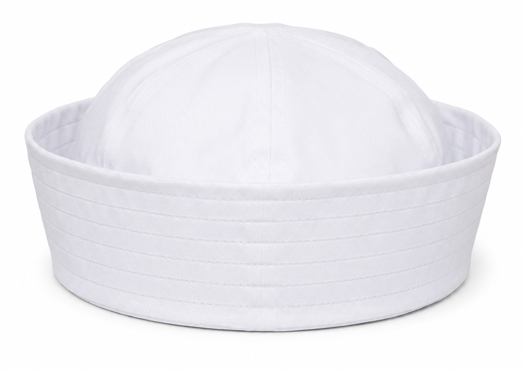 Sailor's cap, white
