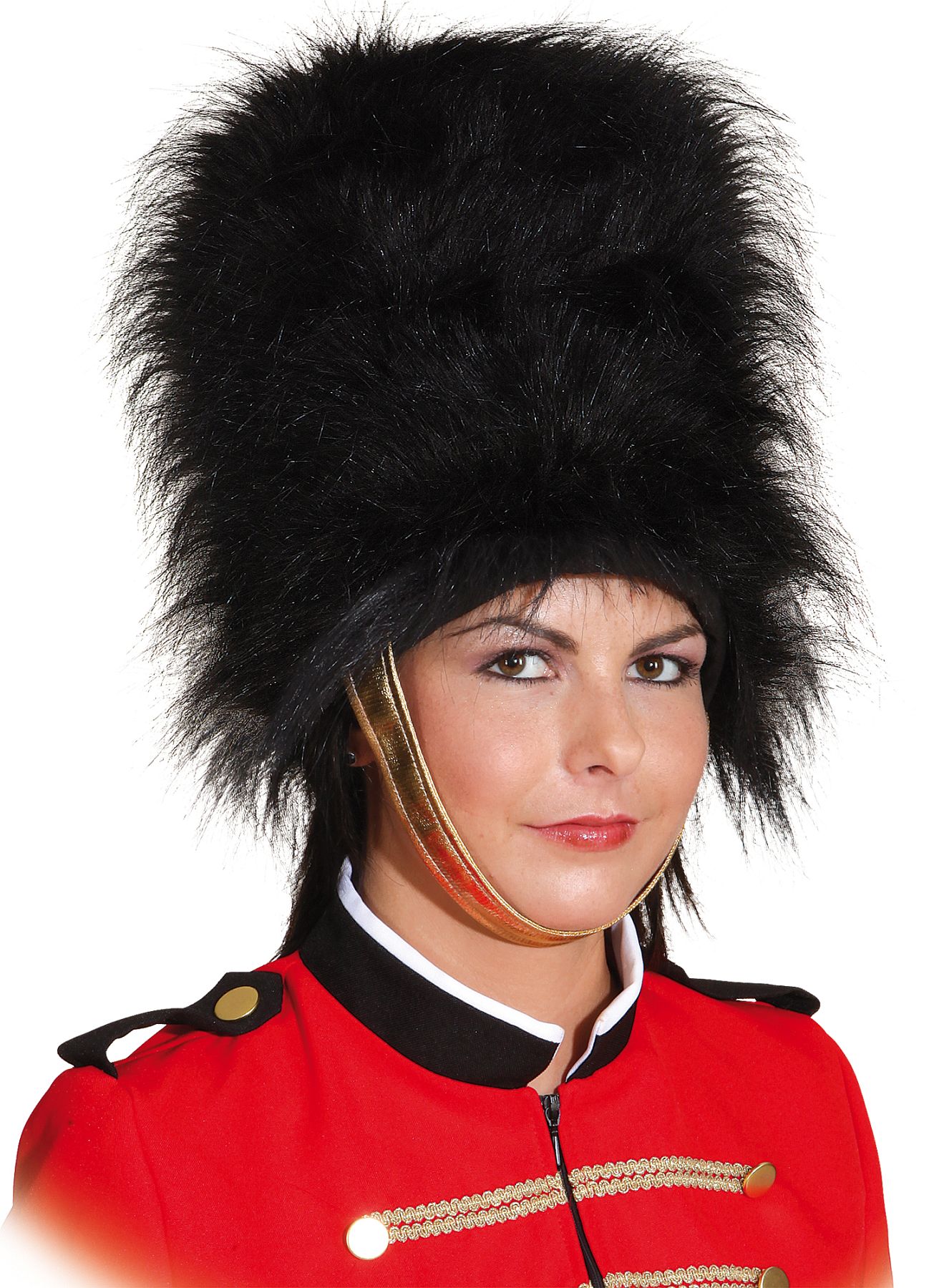 Fur Cap Royal Guard Soldier woman