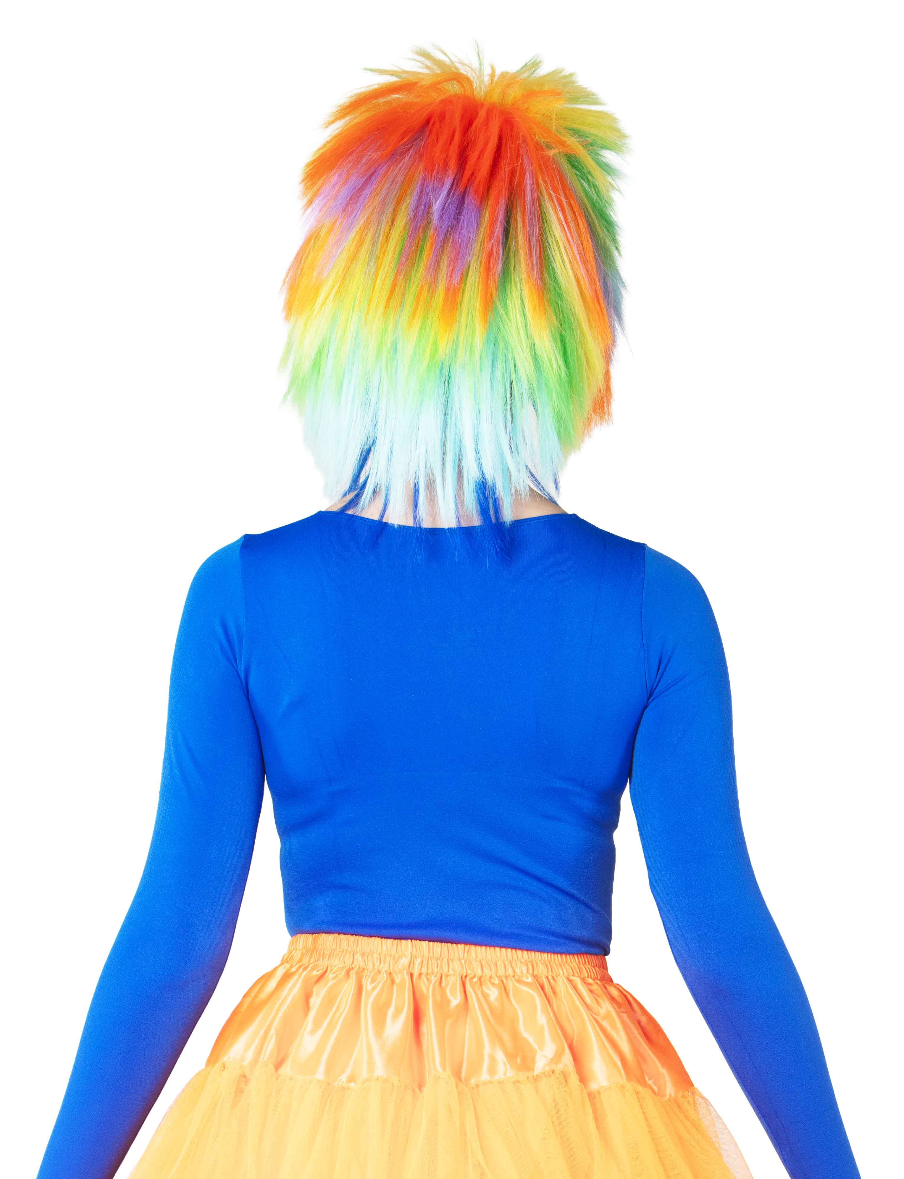Regenbogen Perücke