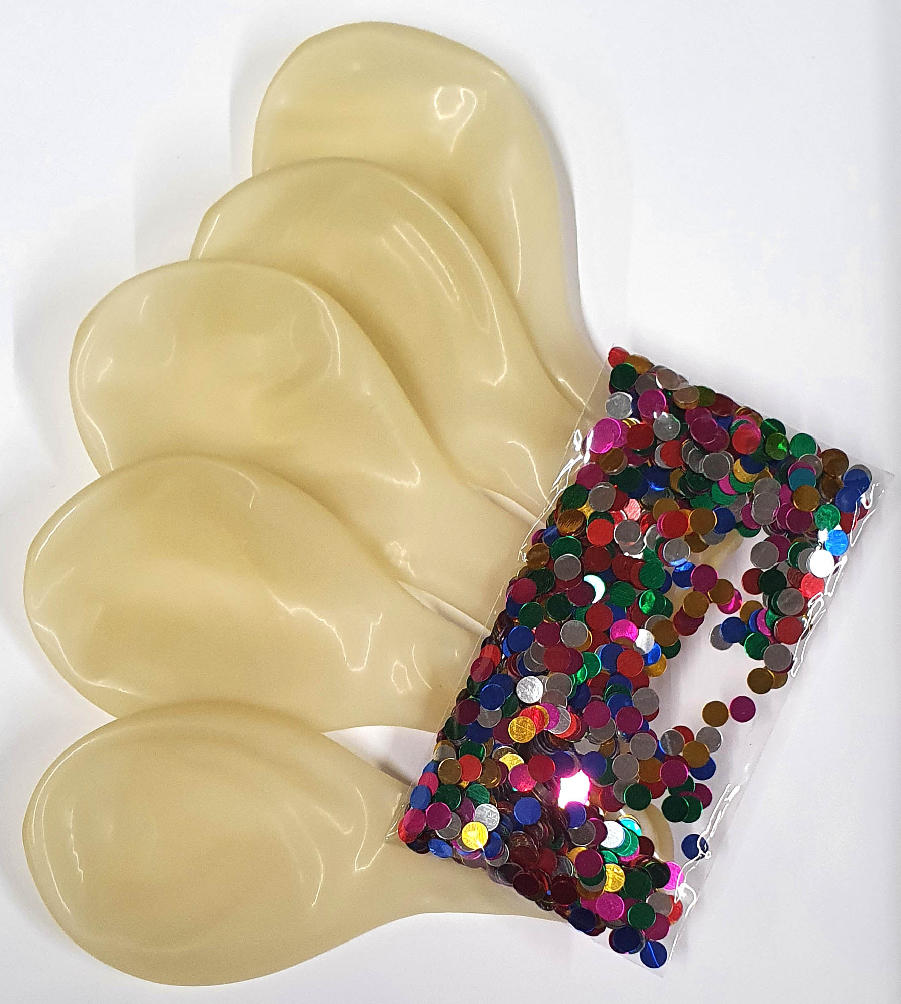 latex balloons incl. confetti 