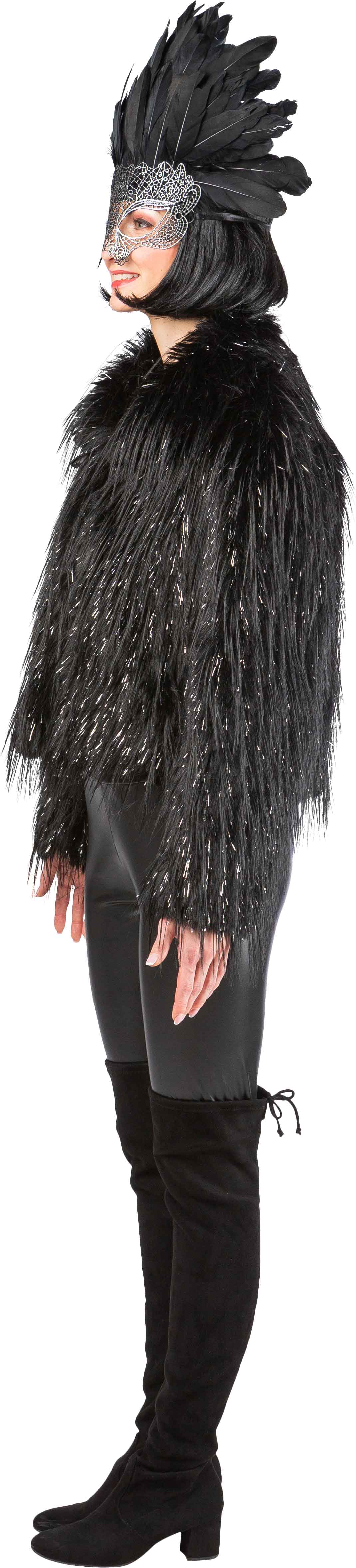 Felljacke Oppulent Silberlurex