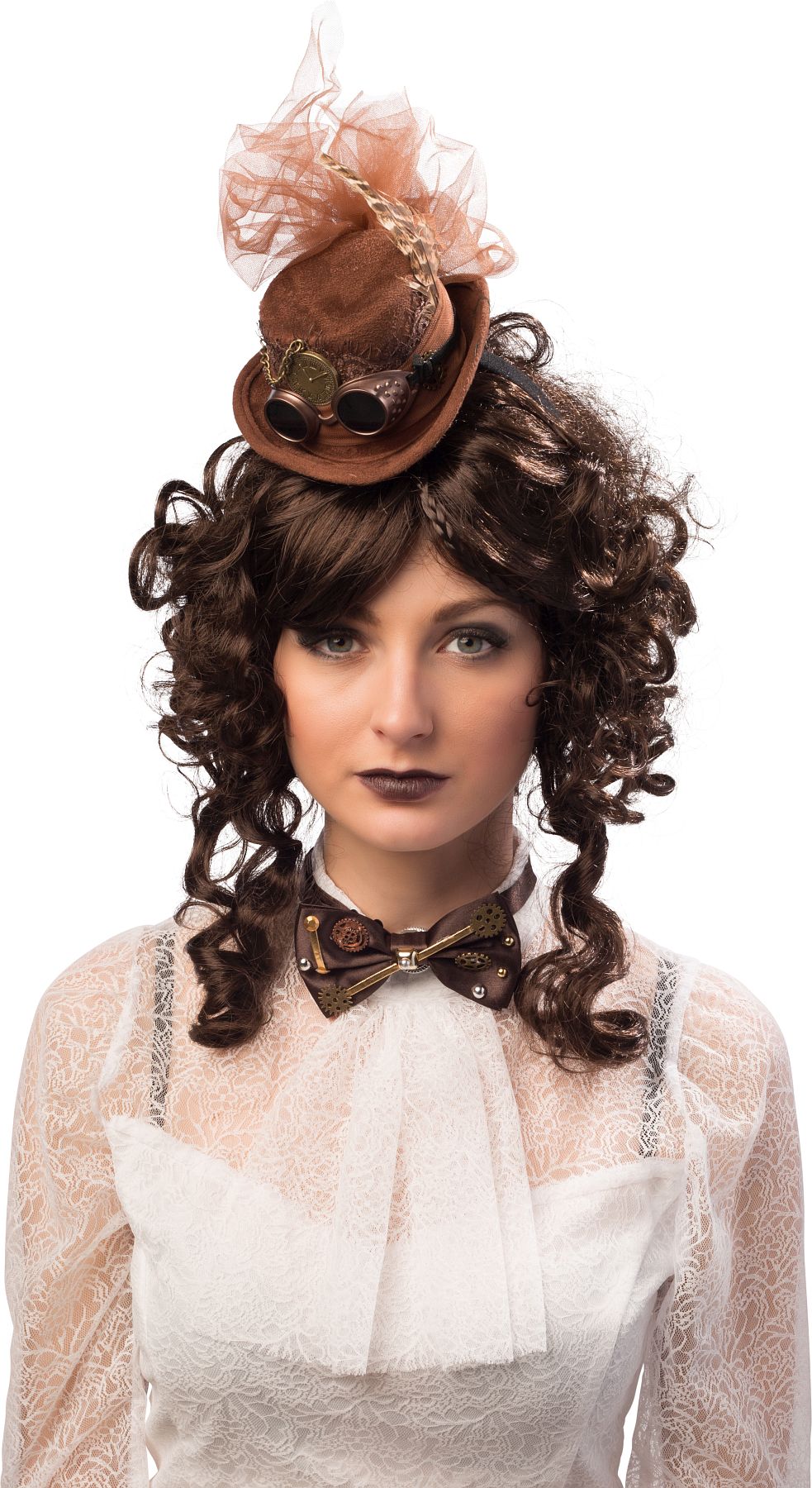 Bow tie steampunk, dark brown/bronze 