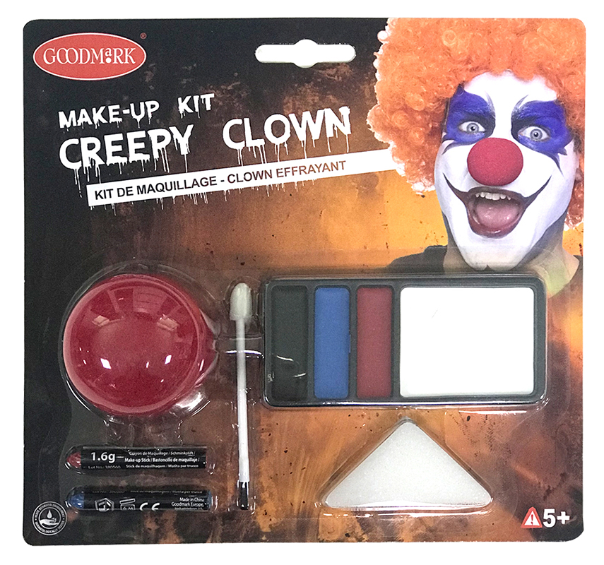 Make-up set creepy clown