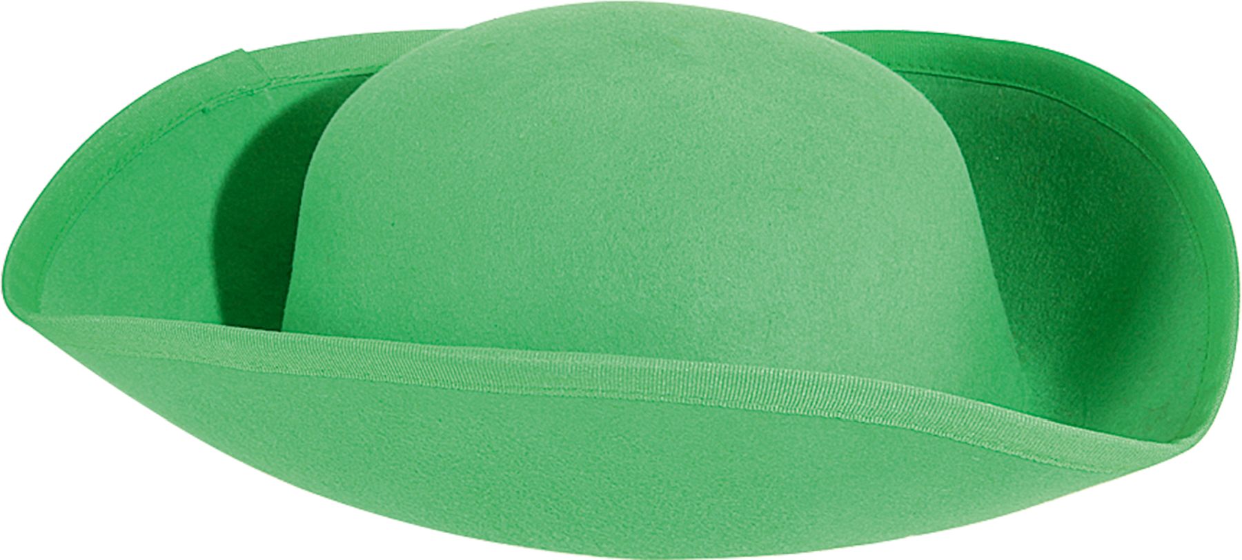 Chapeau tricorn, vert - ordinaire