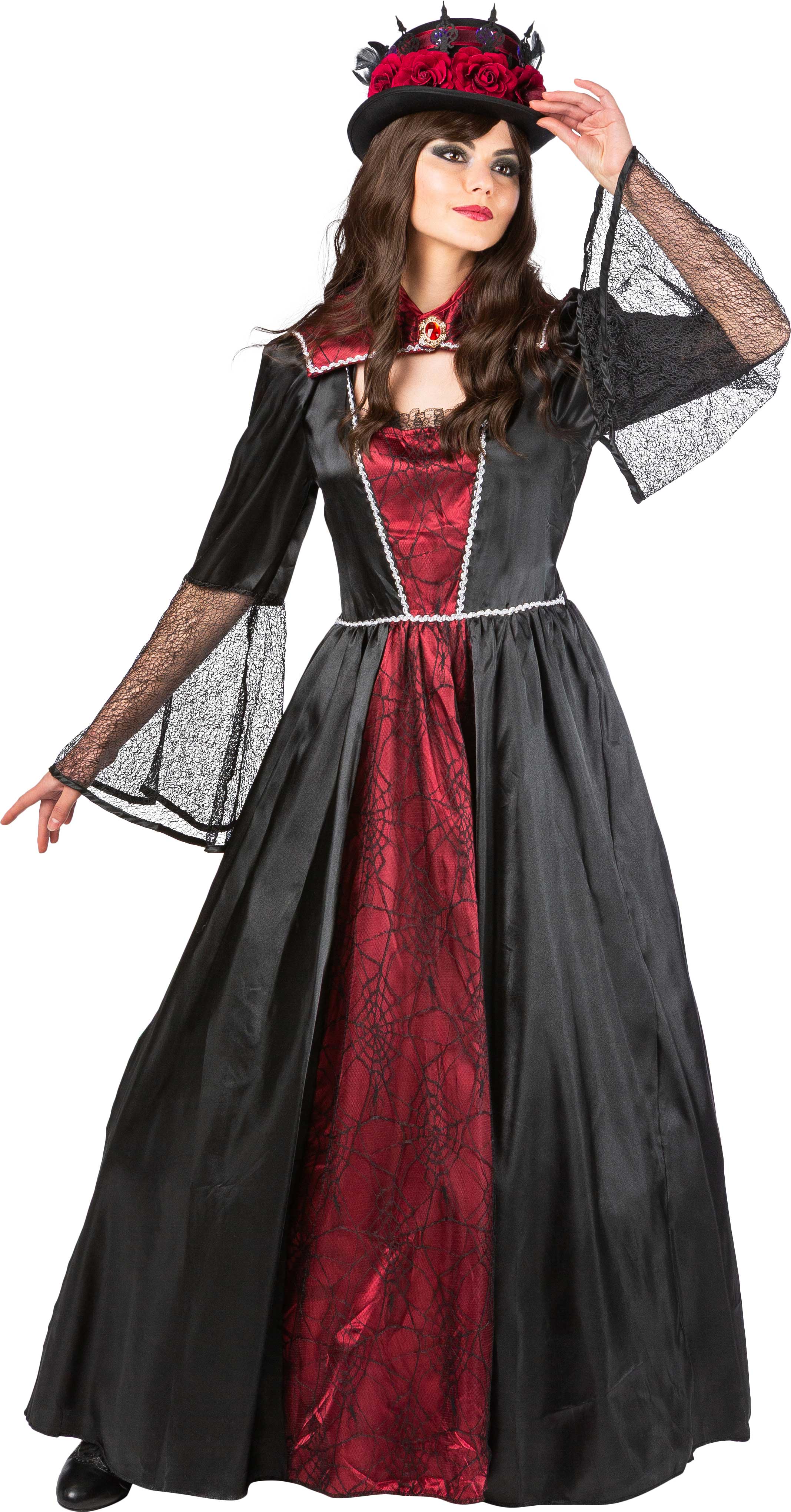 Vampire dress black-red