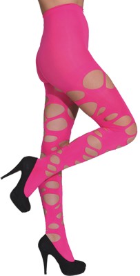 Hole tights, pink