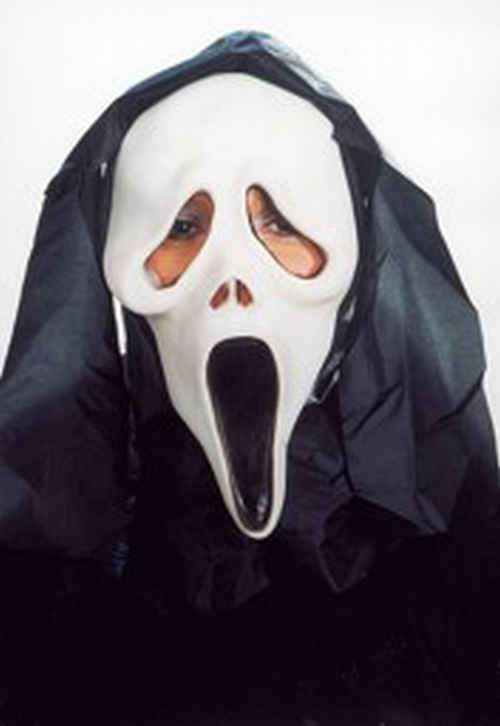 Mask ghost with hood
