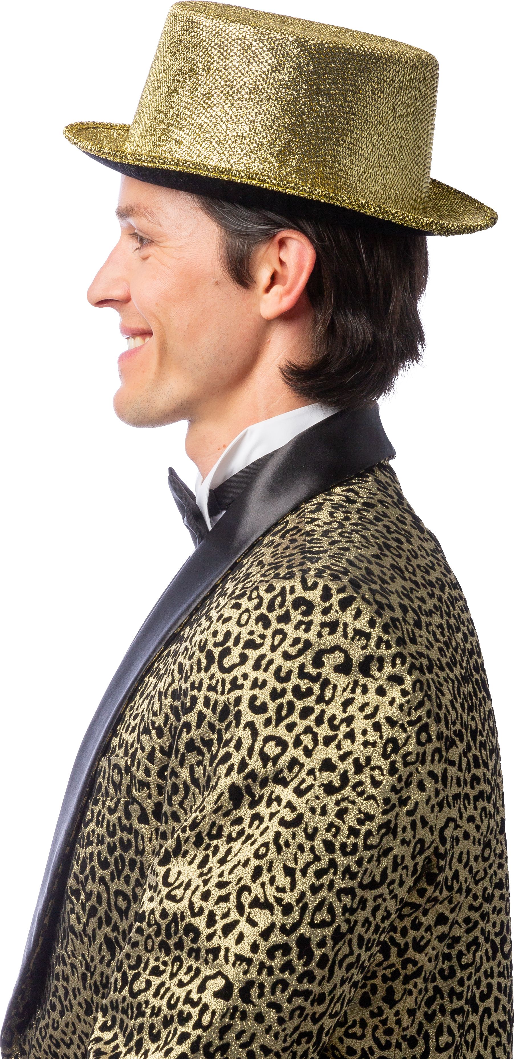 Zylinder Lurex, gold