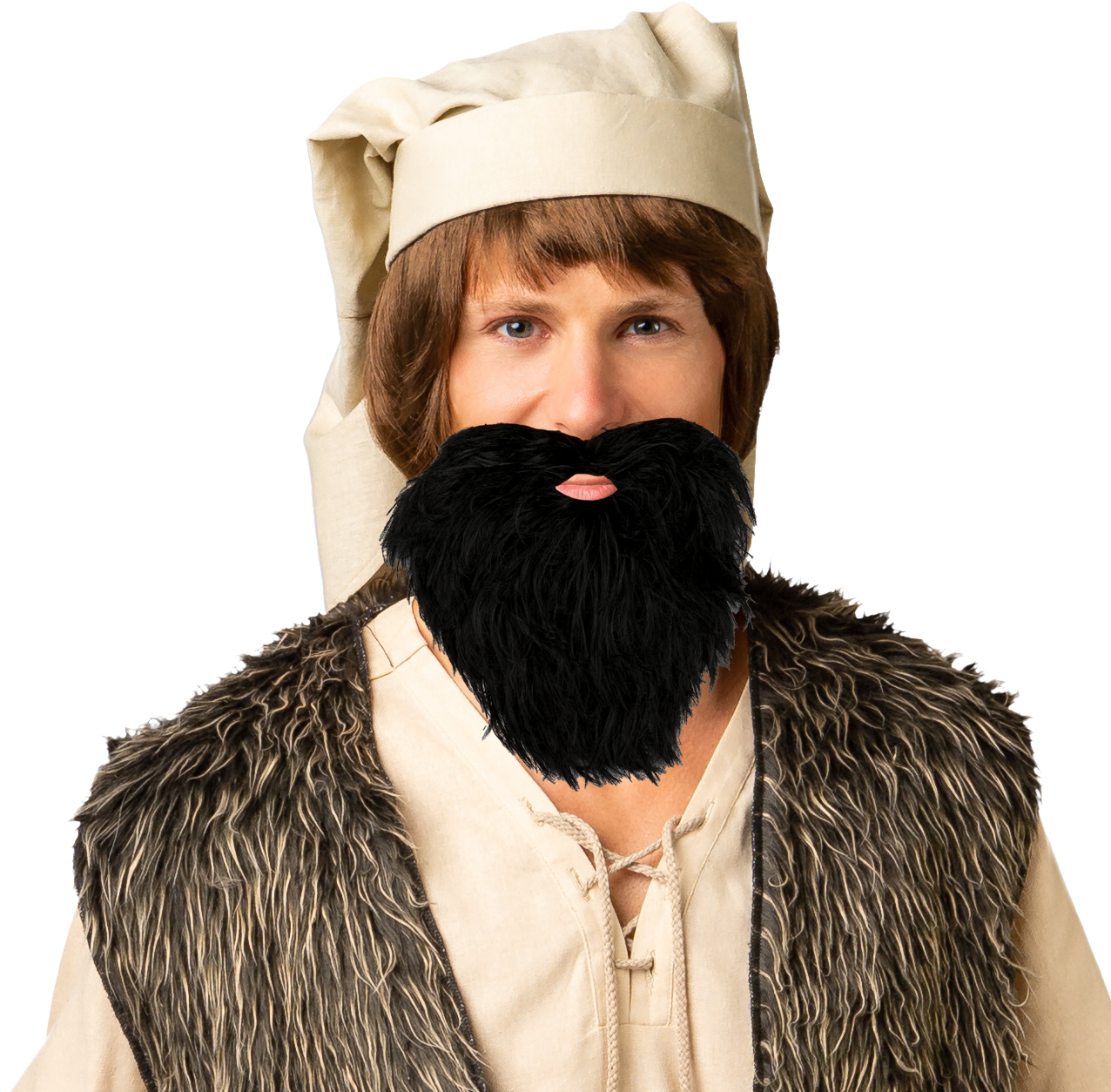 Barbe naine, noir