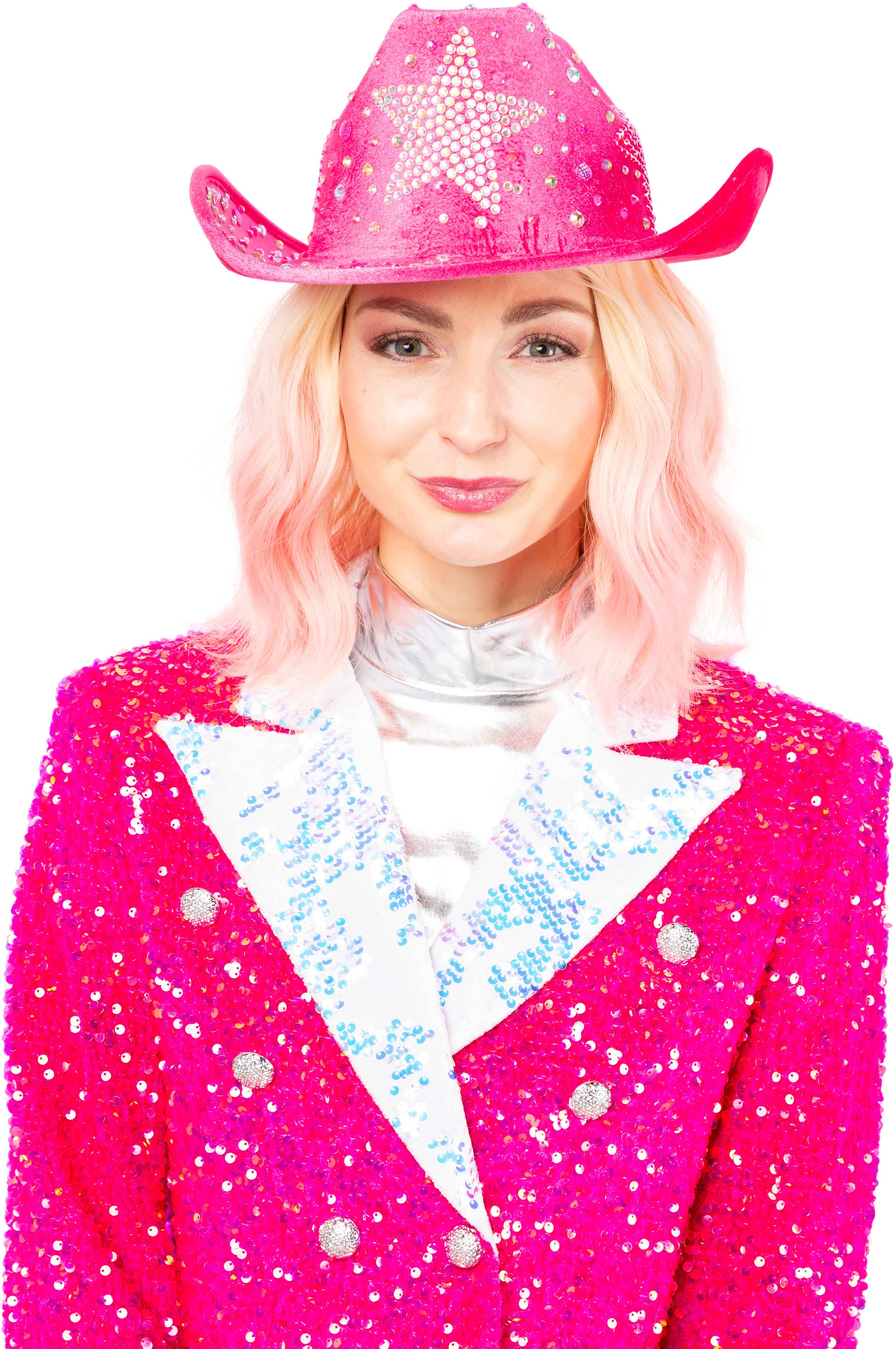 Cowboyhut Star, pink