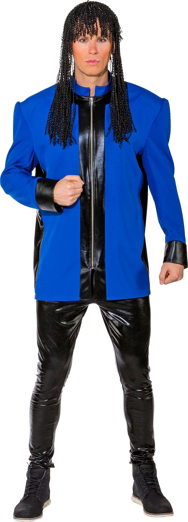 Herrenjacke 80er blau