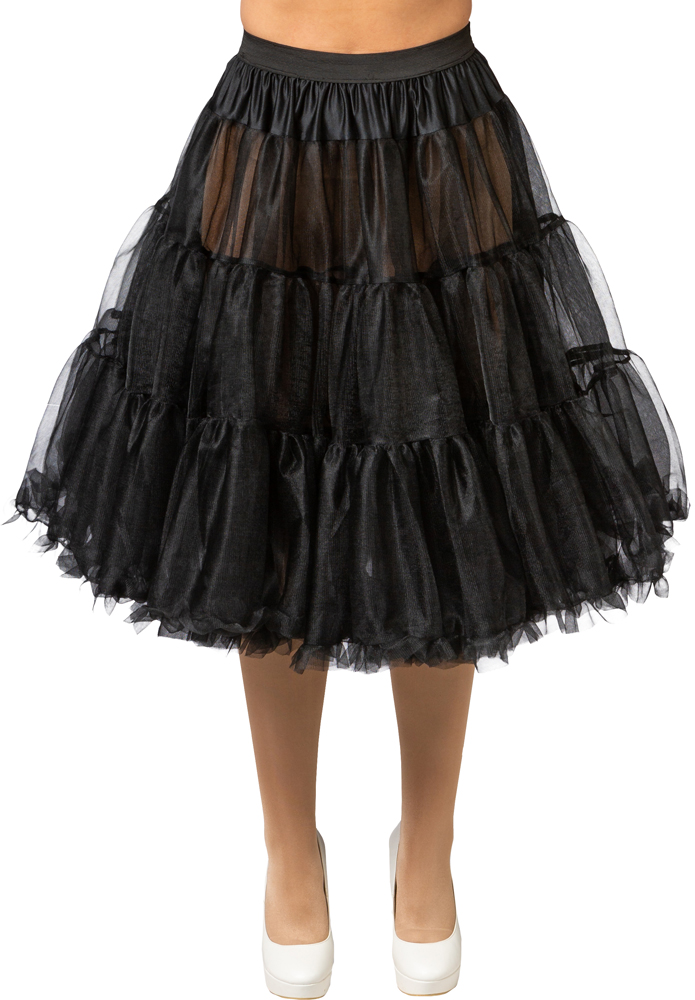 Petticoat 50er, schwarz