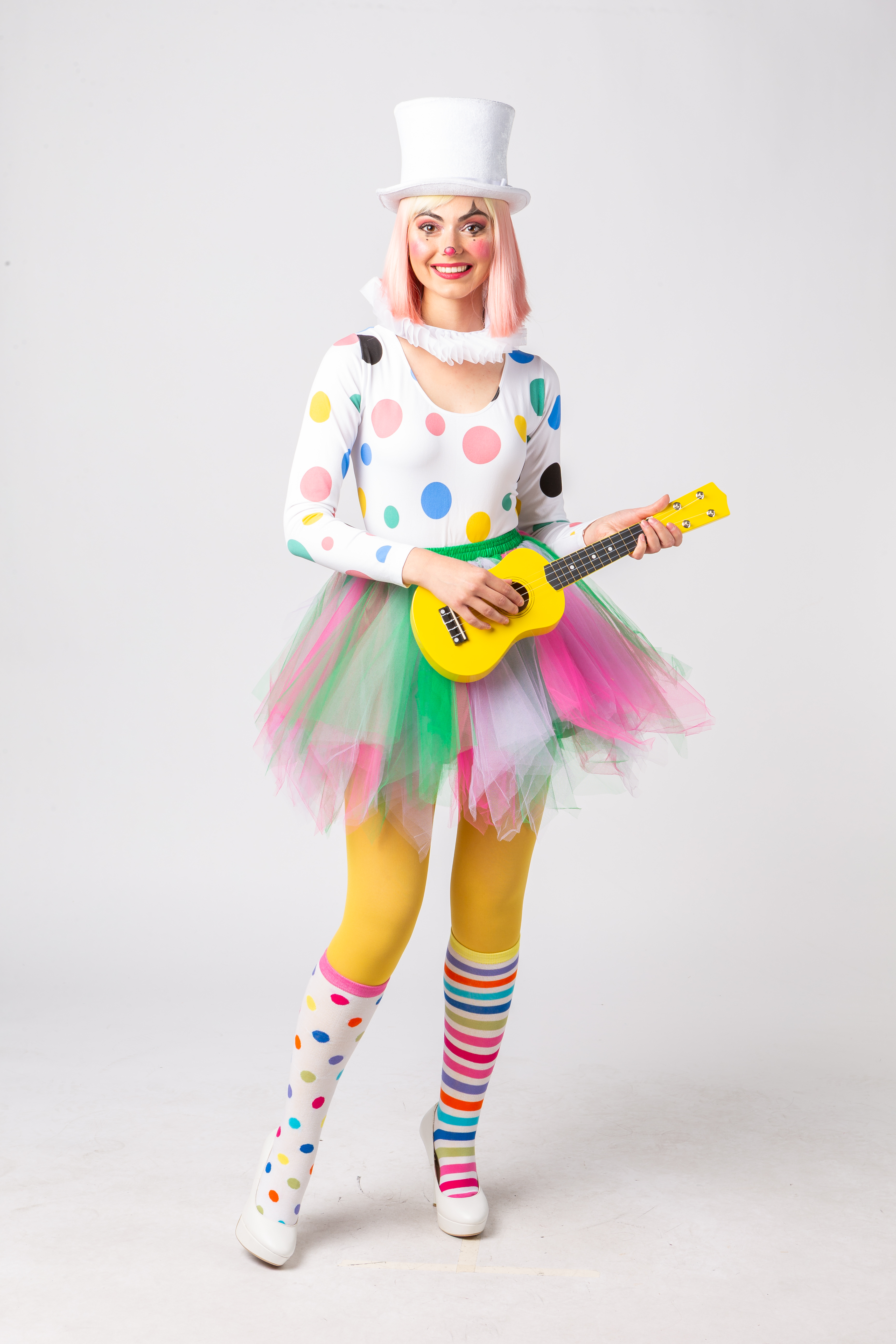 Body clown, colorful