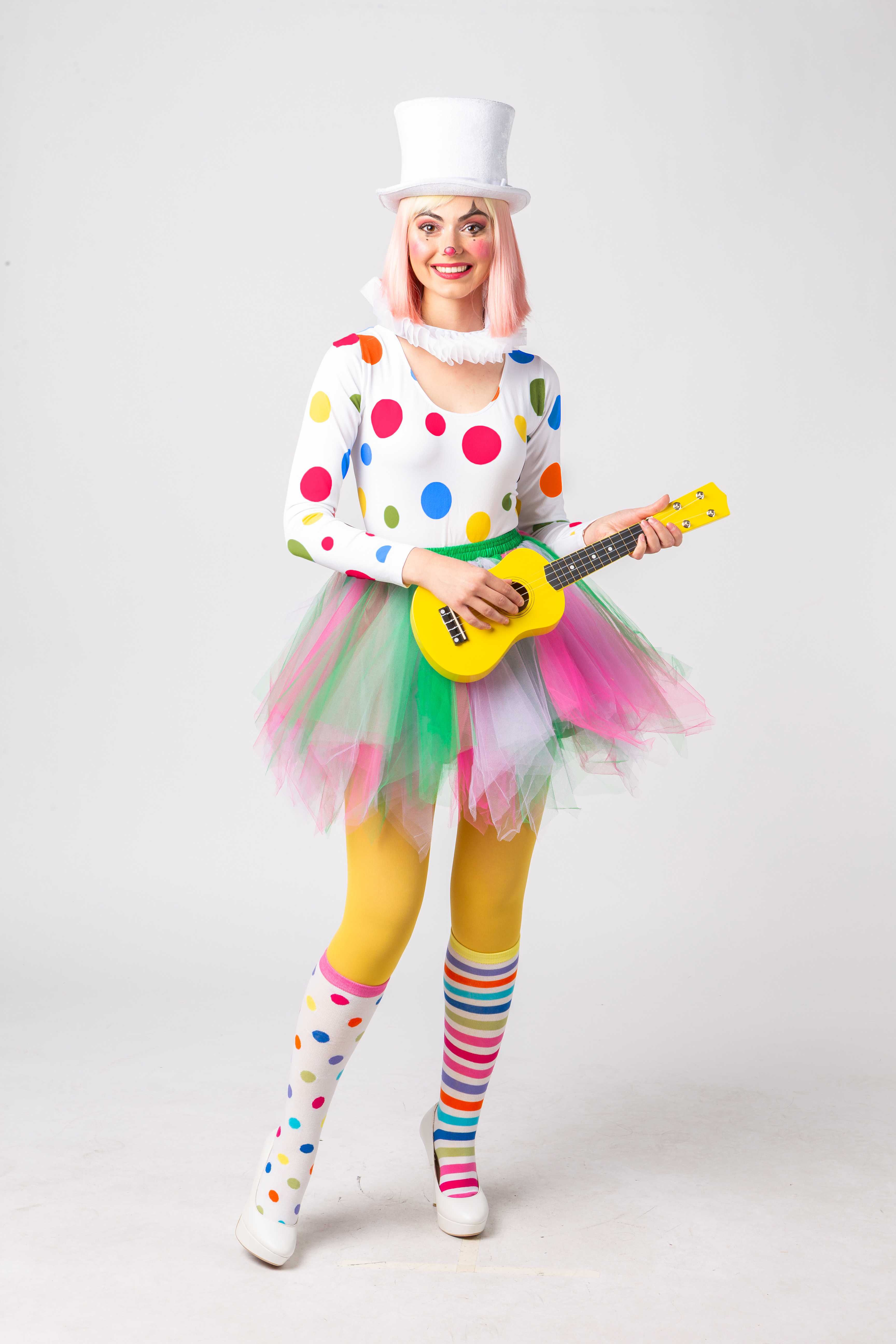 Body clown, colorful