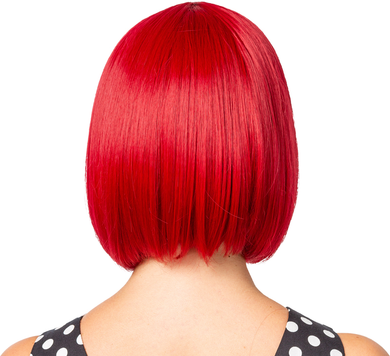 Perruque Bob, rouge grenadier Perruque Bob, rouge grenadier